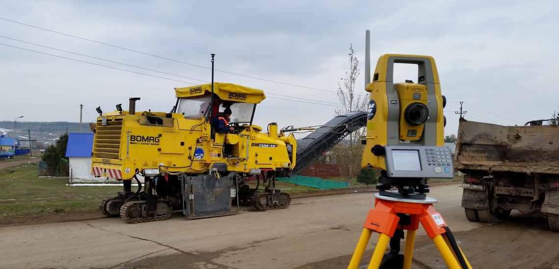 3D LPS для дорожной фрезы