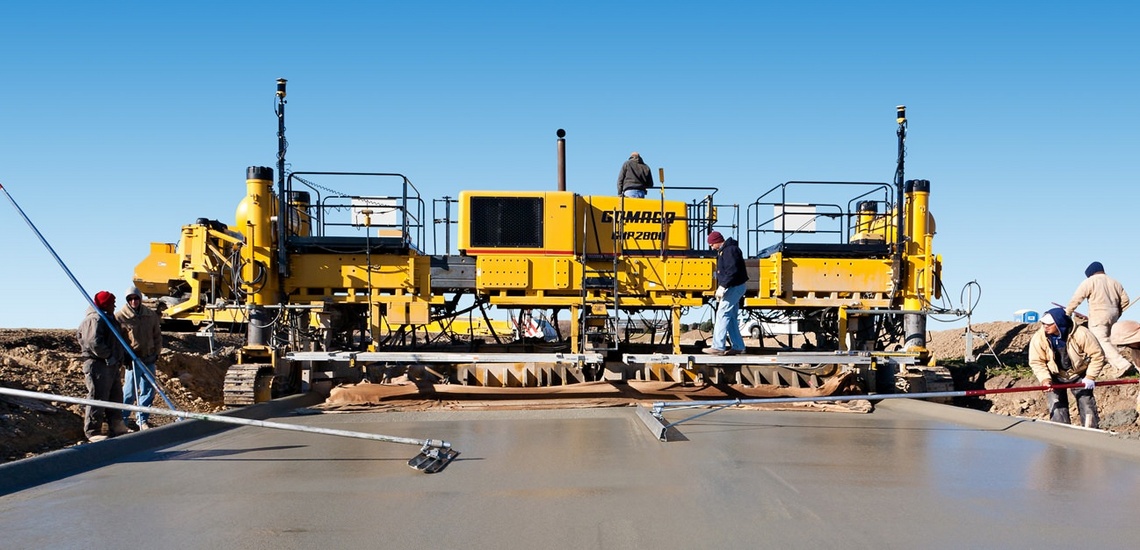 3D mmGPS для бетоноукладчиков монолитных оснований